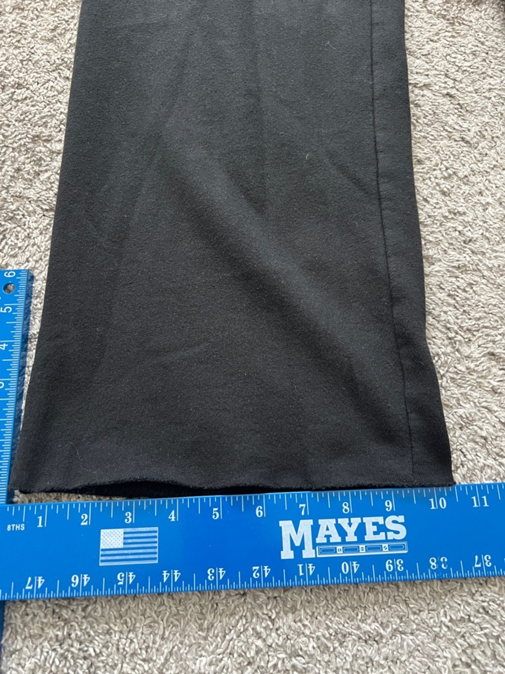 PINK Victoria’s Secret Black Drawstring Lounge Sweat Pants Side Logo - Size L - Picture 9 of 9